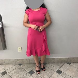 Pink semi formal dress